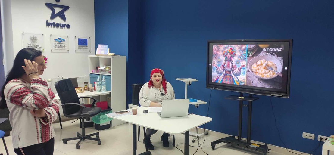 Maslenica w ukraińskiej bibliotece w Kielcach